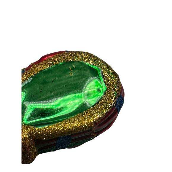 Celebrations by Christopher Radko Festive Bow Ornament Glass 2009 Christmas - Picture 9 of 10